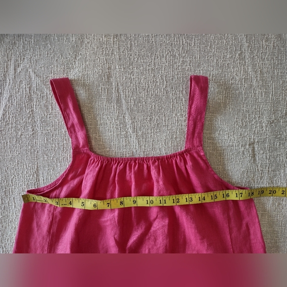 NWT Eileen Fisher Pink Linen Dress - Picture 5 of 5